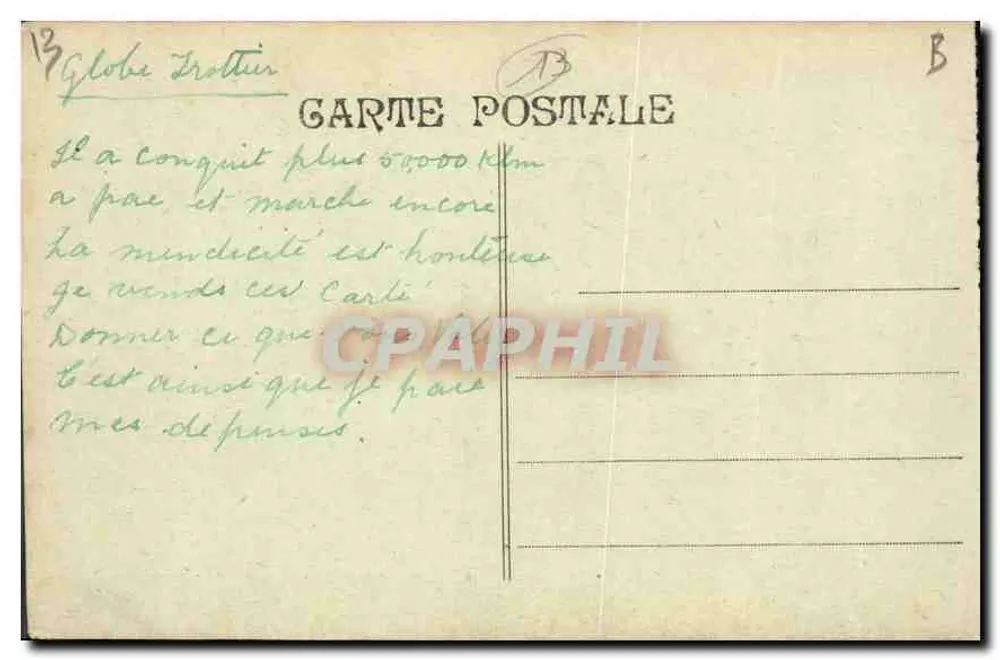Marseille — Rue de la République — Cinématographe - Rückseite