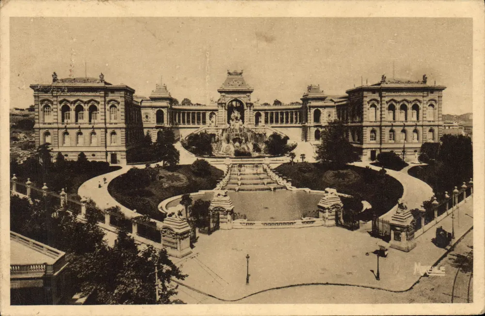 O Palácio Longchamp — Marselha — Edições Mireille - Frente