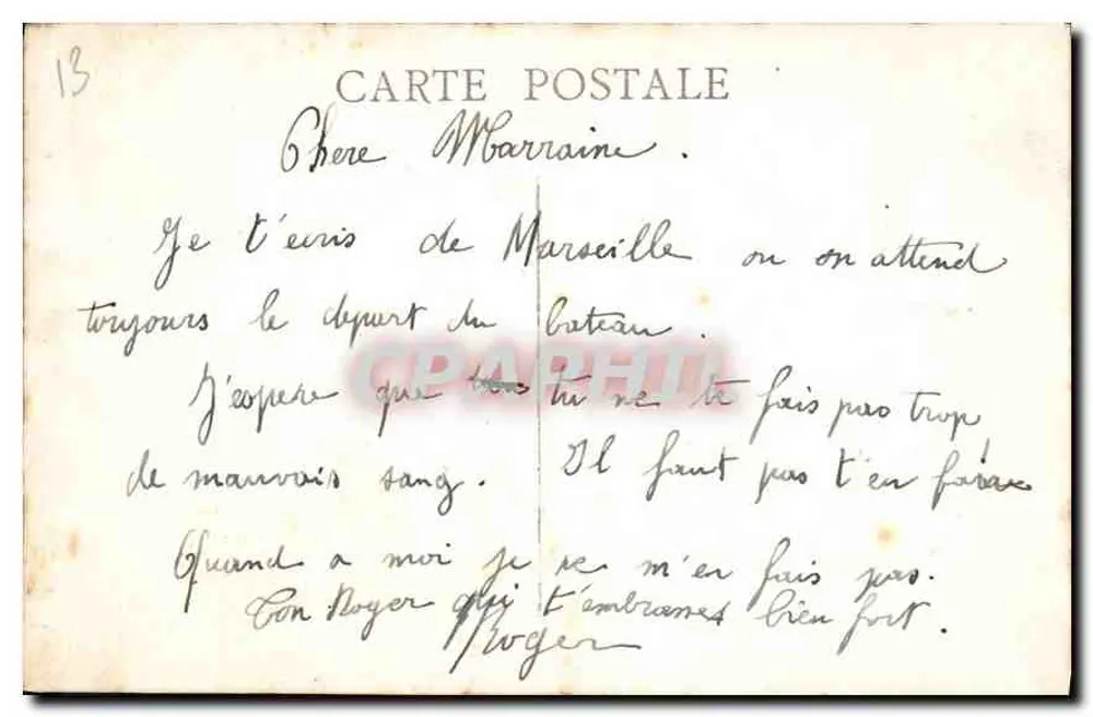 Marselha — O Palácio Longchamp — Exposição Internacional de Paris 1900 — Phocéa - Verso