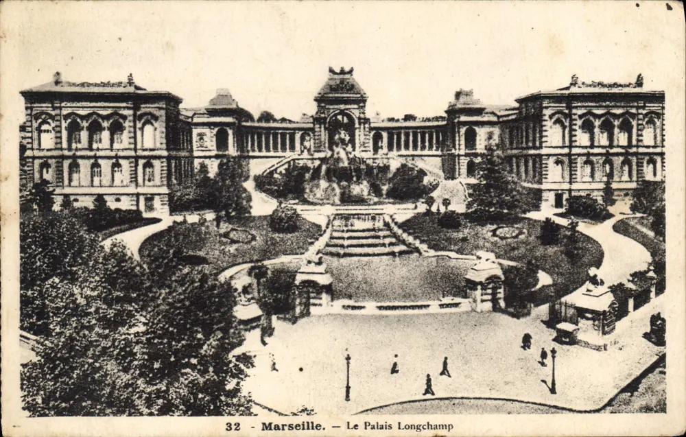Marseille — O Palácio Longchamp — 32 - Frente