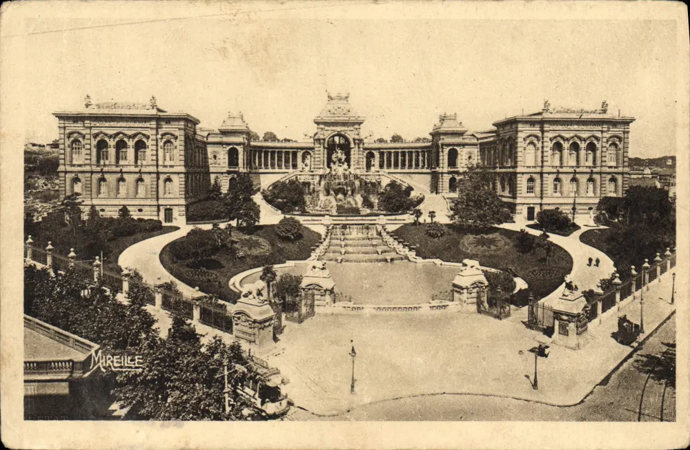 O Palácio Longchamp — Marselha — Editor Mureille, n° 162 - Frente