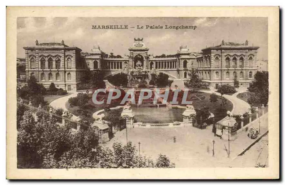 Marseille — O Palácio Longchamp - Frente