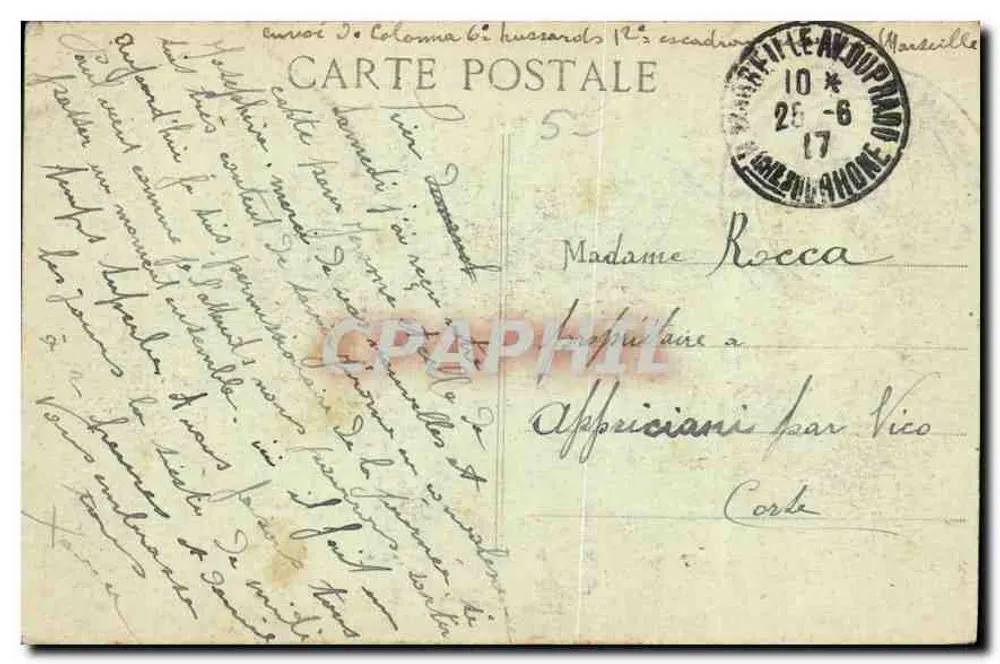 Marseille - A Praia do Prado — E.L. n°57 - Verso