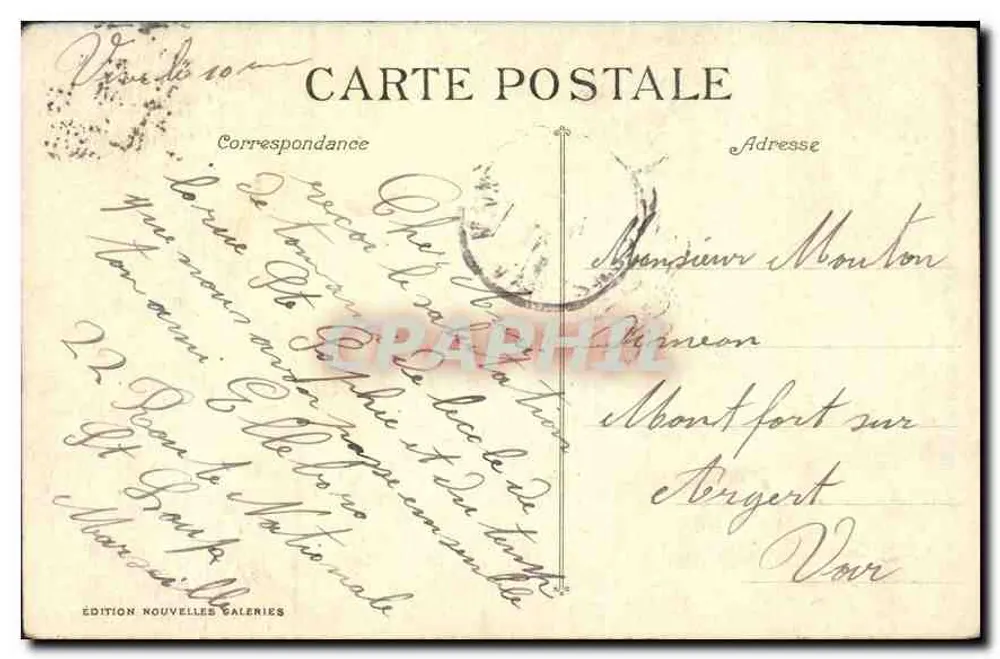 Marselha - A Caixa de Poupança — Editor: Edição Novas Galerias, n°11 - Verso