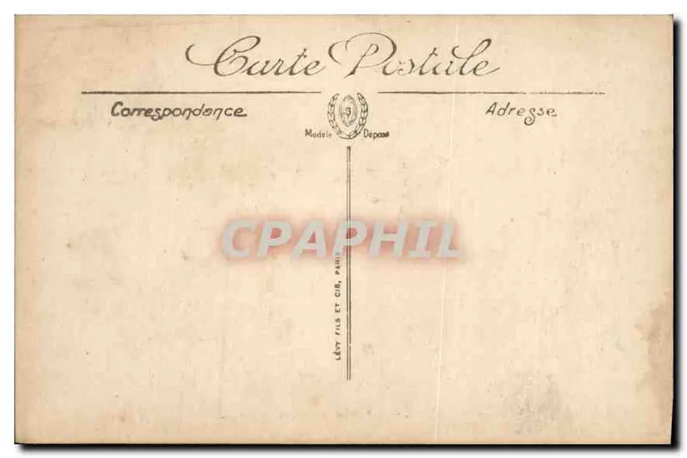Marselha — A Corniche — A Ponta de Maldorme — Lévy Fils et Cie, Paris - Verso