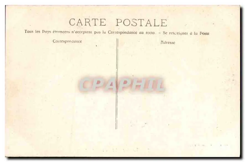 Marseille - O Palácio Longchamp — P. Ruat, editor - Marseille - Verso
