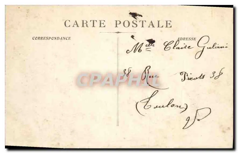 Marseille — Eingang zum Alten Hafen und Transbordeur-Brücke — unbekannter Verleger, Nr. 231 - Rückseite