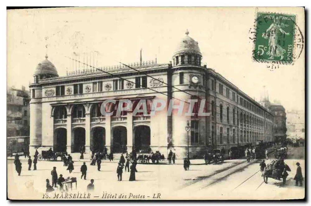 Marseille — Hotel dos Correios — LR - Frente