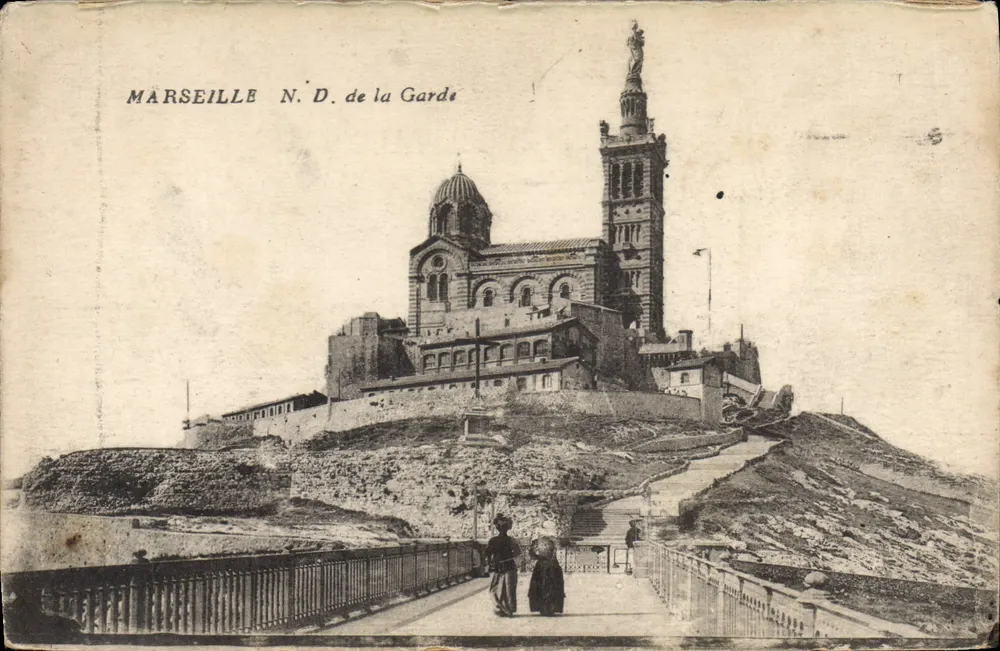 Marseille — Notre-Dame de la Garde — editor desconhecido, número de série não visível - Frente