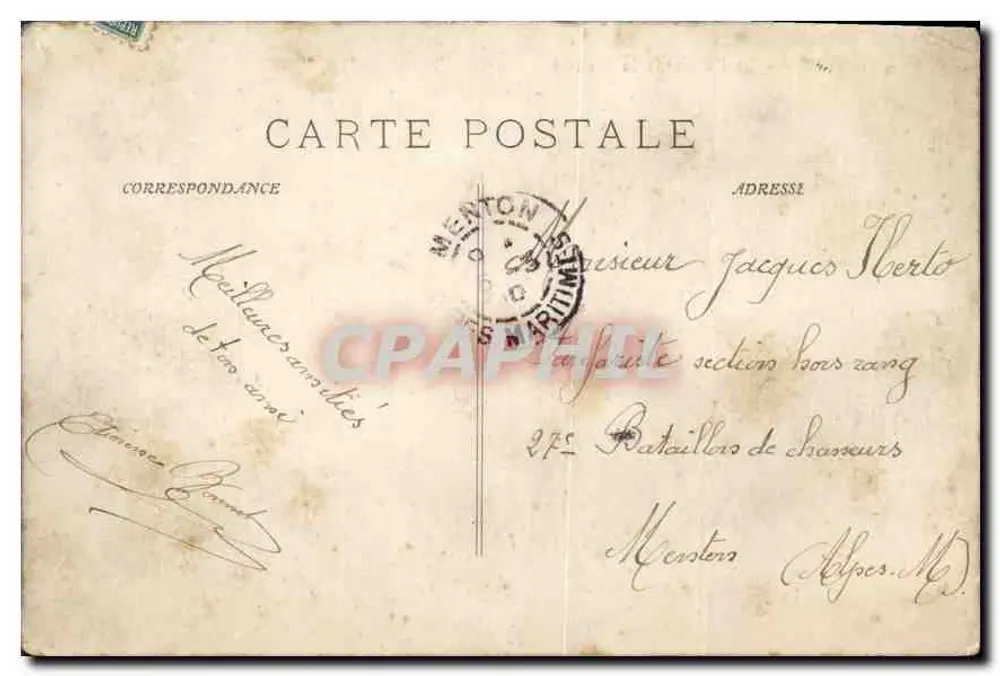 Marseille — Palácio da Bolsa — P. Ruat, editor, Marseille - Verso