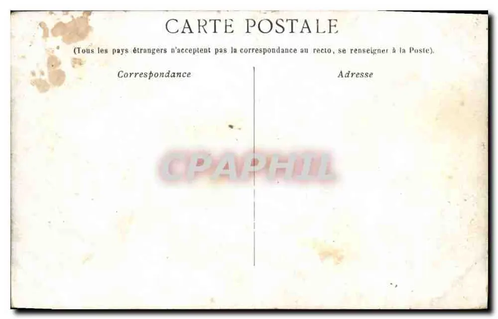 Marseille — Pałac Longchamp — wydawca nieodczytalny - Rewers