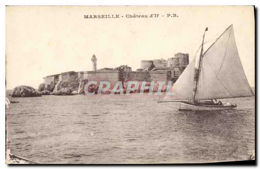 Marseille - Castelo de If - P.B. - Frente