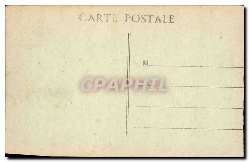 Marseille - Castelo de If - P.B. - Verso