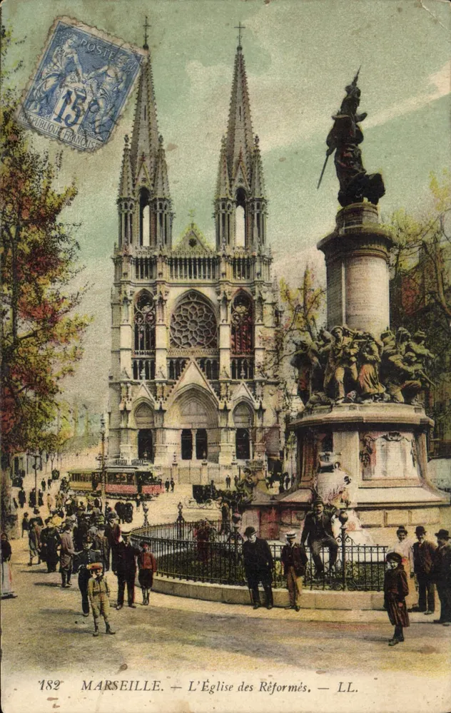 Marselha — A Igreja das Reformadas — LL. — LL. 182 - Frente