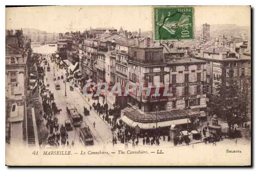 Marseille — A Canebière — Shlecta, n°41 - Frente