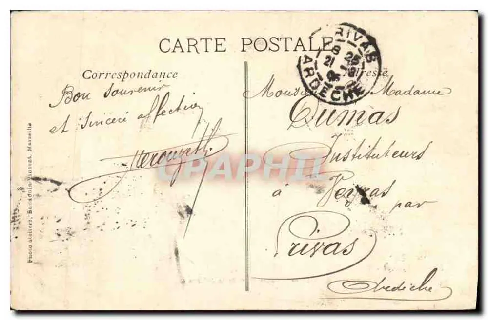 Marseille — Avant Port de la Joliette — Magasin Général, n°10 - Rückseite