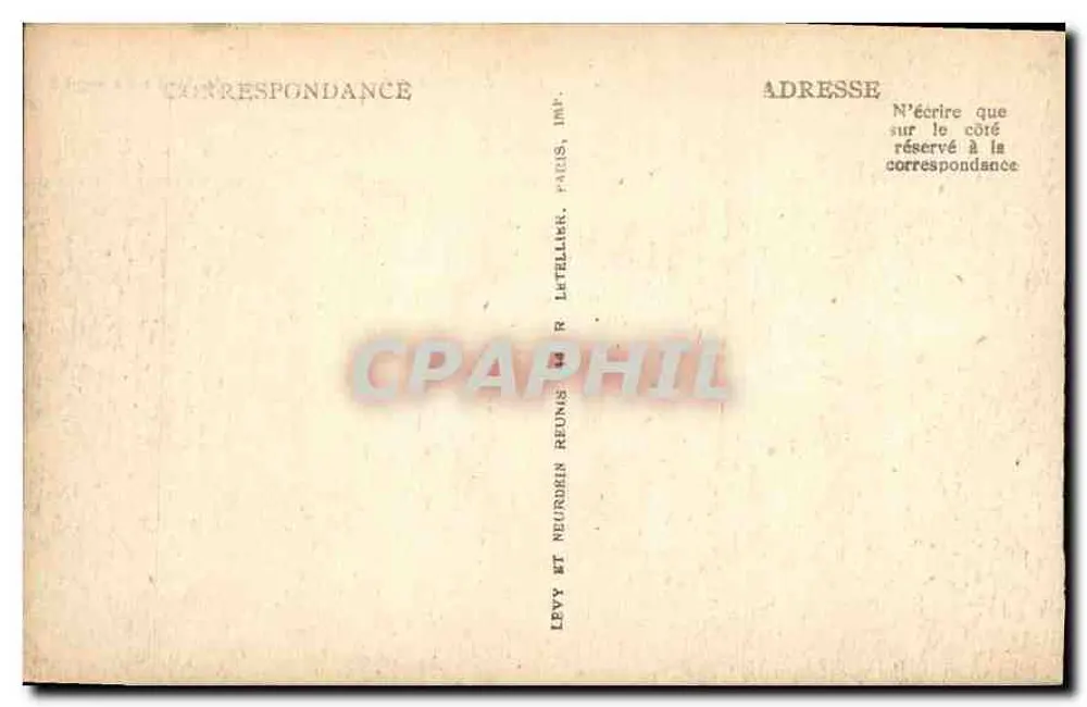 Marselha — Nossa Senhora da Guarda — LL - Verso