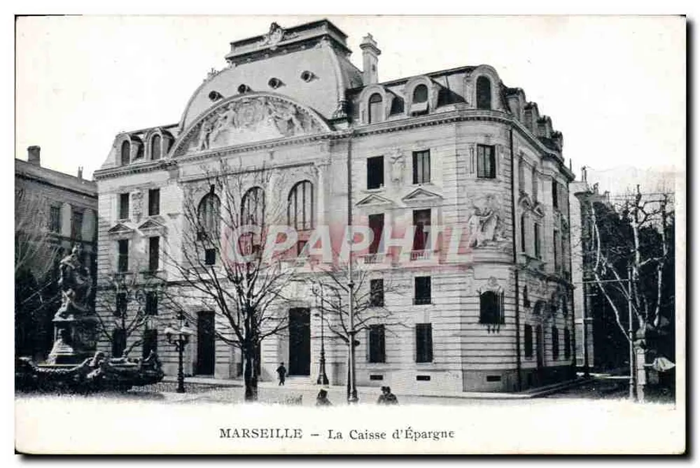 Marseille — De Spaarbank — uitgever JC N° 126 B - Voorkant