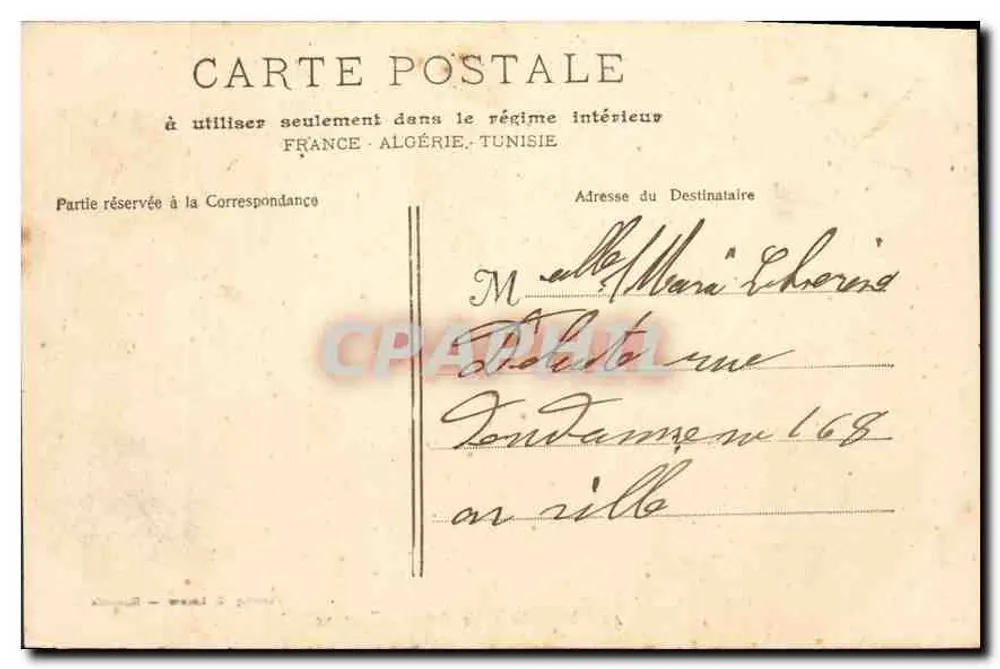 Marseille — De Spaarbank — Fototyp. E. Lacour - Achterkant