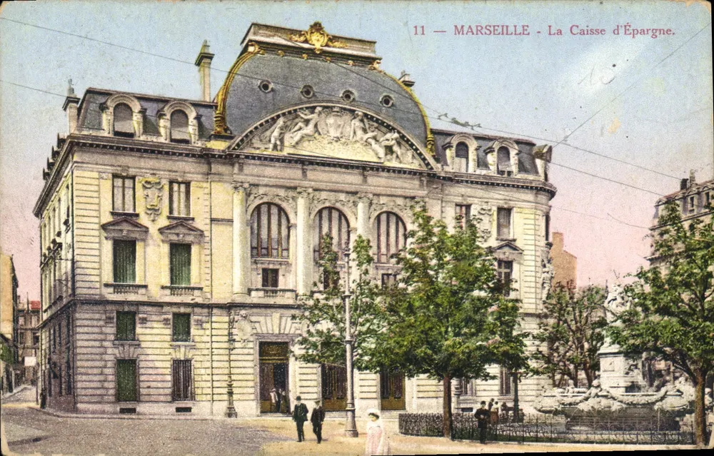 Marseille — De Spaarbank — Uitgave Nouvelles Galeries, n°11 - Voorkant