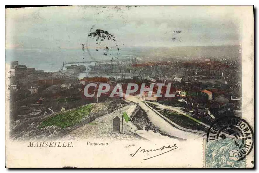 Marseille — Panorama — Editor J. Smirner, n° 222 - Frente