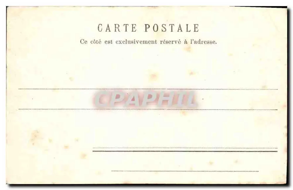 Marseille — Rue de la République und Quai du Port — E. A. - Rückseite