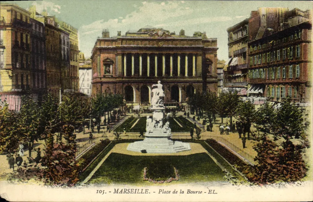 Marseille - Place de la Bourse - EL. - n°105 - Frente