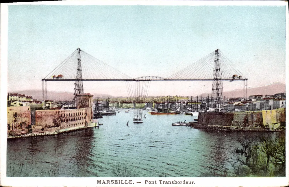 Marselha — Ponte Transbordadora — Editor anônimo, número de série não visível - Frente