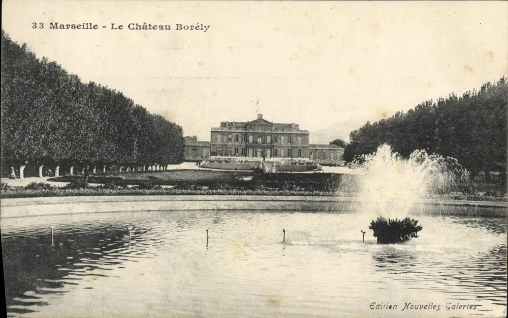 Marselha - O Castelo Borély — Edição Nouvelles Galeries, n°33 - Frente