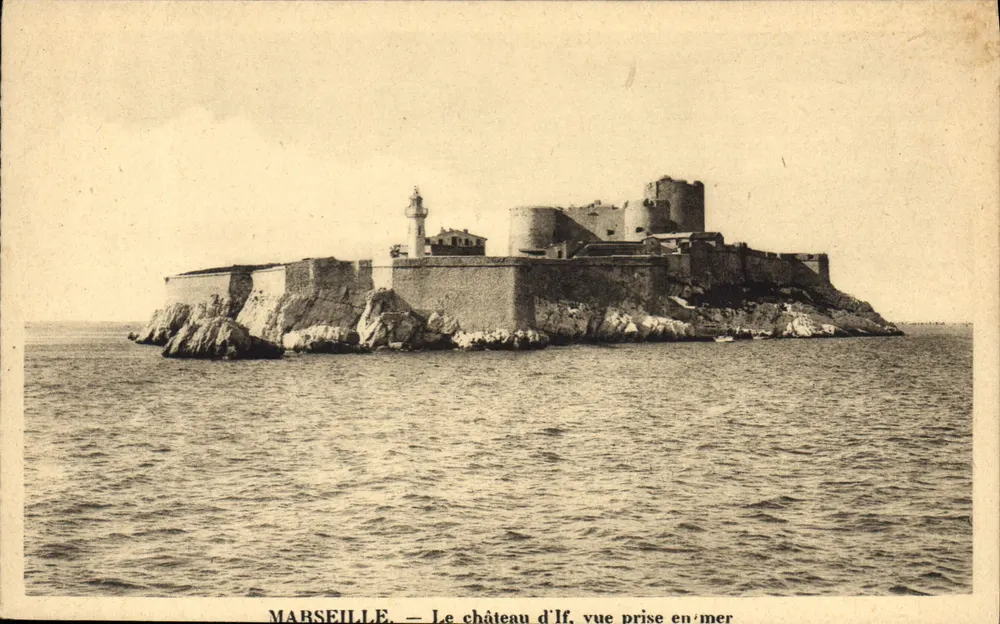 Marseille — Schloss If, Ansicht vom Meer - Vorderseite