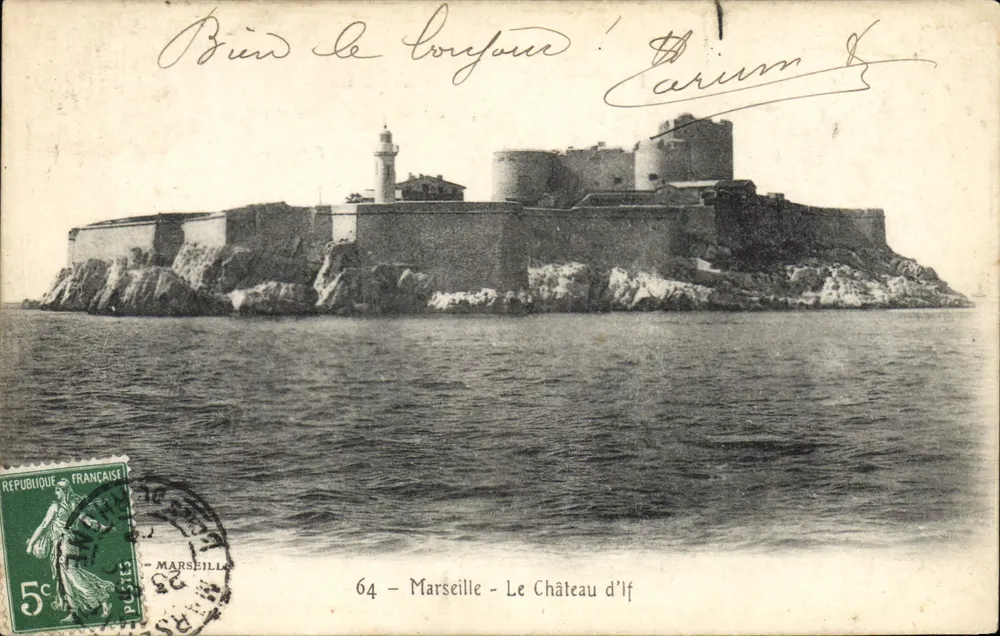 Marseille - O Castelo d'If — editor desconhecido, n° de série 64 - Frente