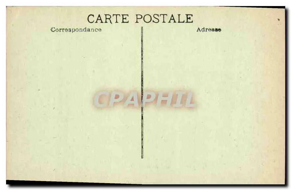 Marselha — O Castelo de If — Editor não identificado - Verso