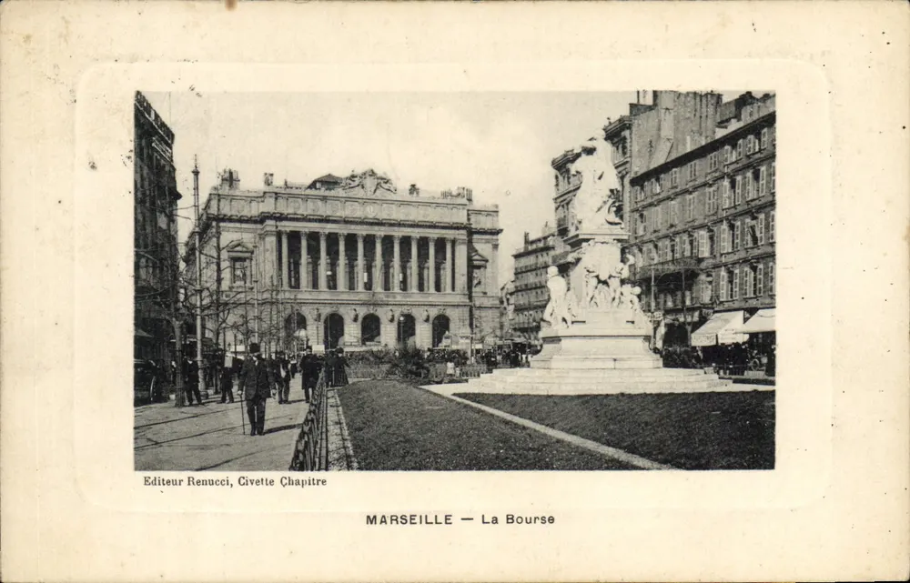 Marselha — A Bolsa — Editor Renucci, Civette Chapitre - Frente