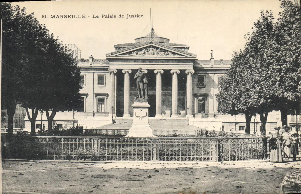Marselha - O Palácio de Justiça — editor J.C.B. - Frente