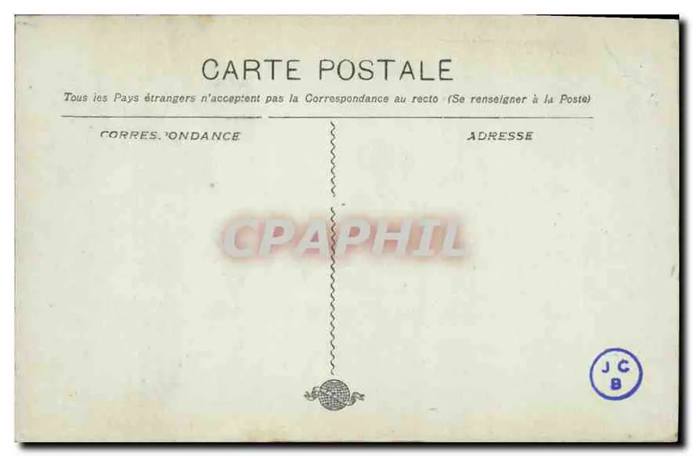Marselha - O Palácio de Justiça — editor J.C.B. - Verso