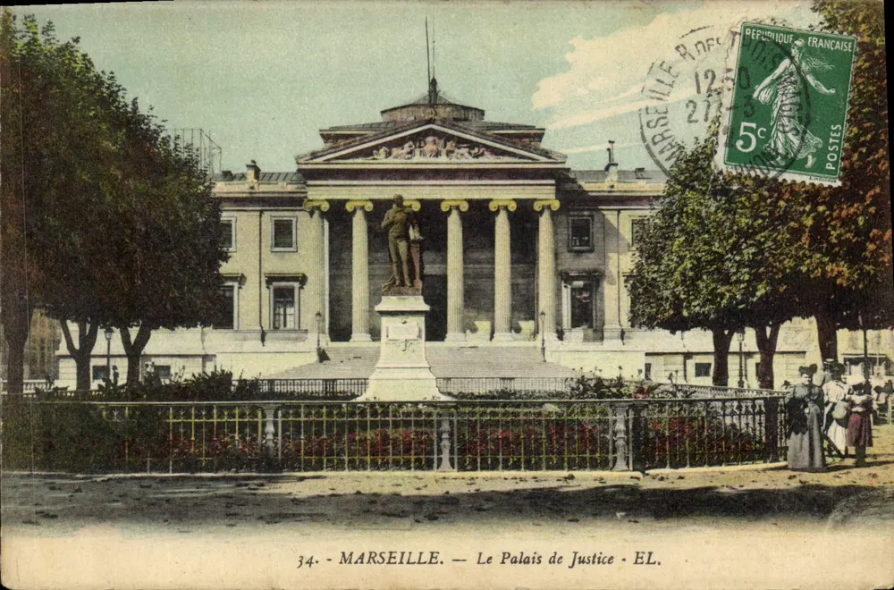 Marselha — O Palácio de Justiça — EL. n°34 - Frente