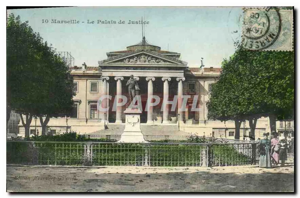 Marseille - O Palácio de Justiça — Edição Nouvelle Grévier, n°10 - Frente