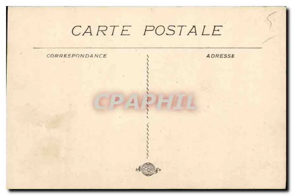 Marsiglia - Hotel delle Poste e Telegrafi — editore S. n°5 - Verso