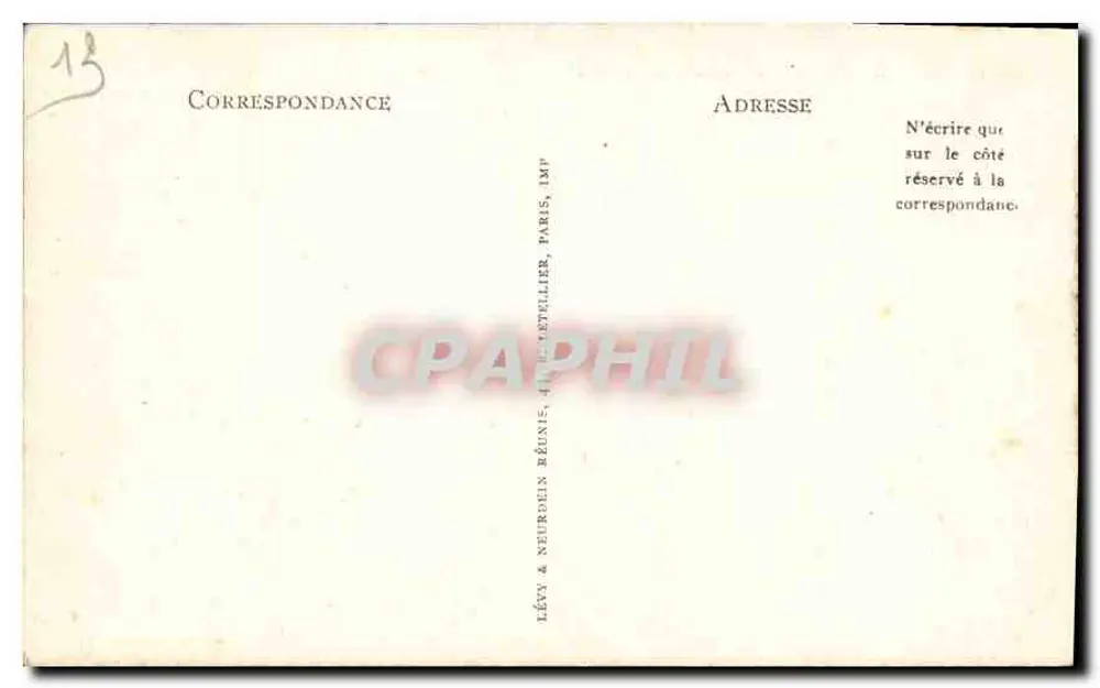 Marselha — Catedral de Marselha N D — série 44 - Verso