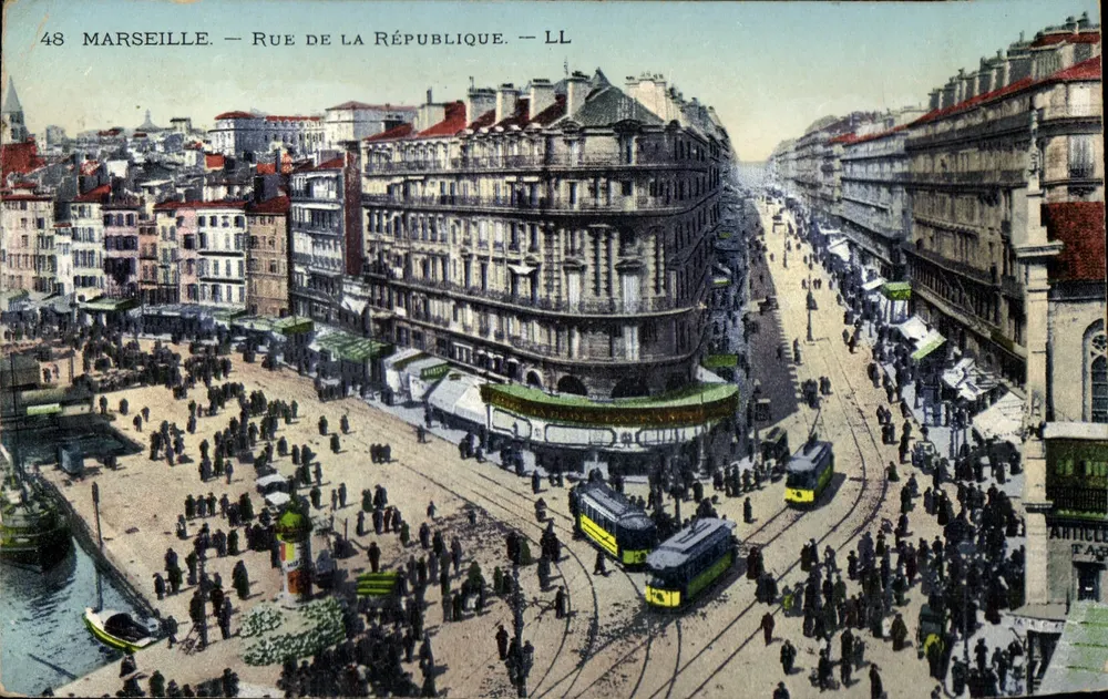 Marseille — Rue de la République — LL - Frente