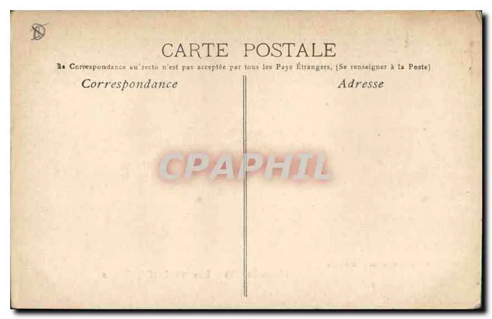 Marselha — Rue de la République — Magasin Général - Verso