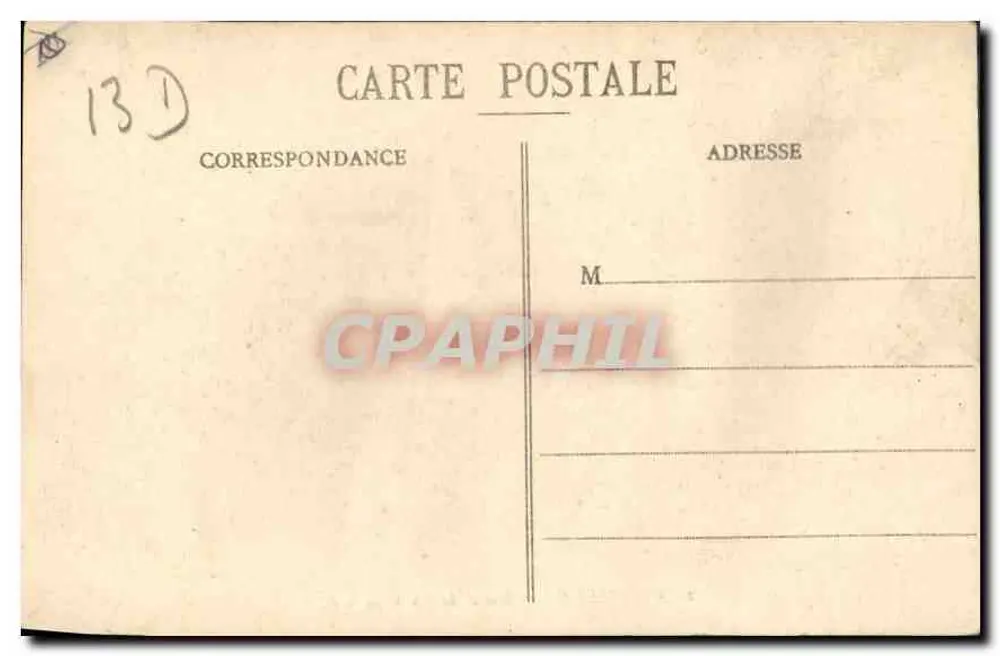 Marselha - Rue de la République — vista do canto com o hotel de la Marité — editor EL, n° 20 - Verso