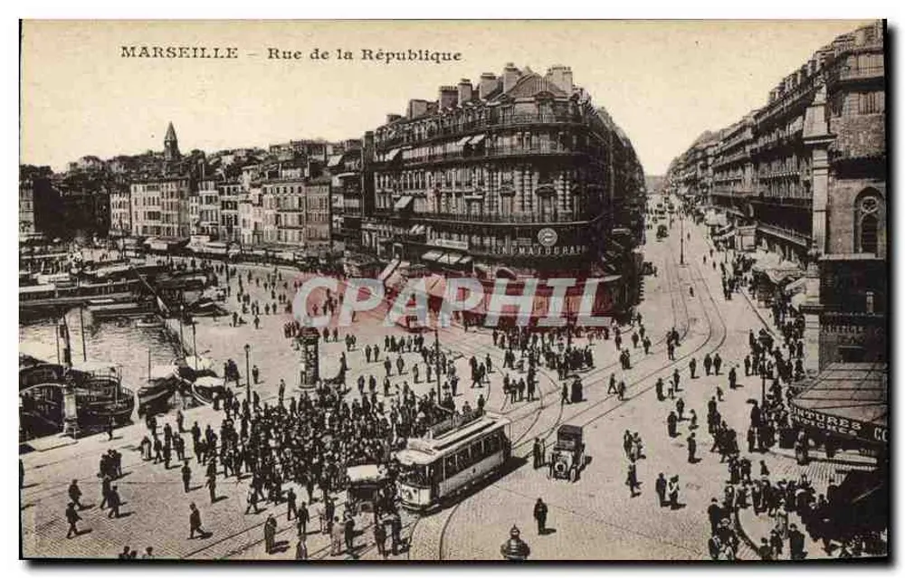 MARSEILLE — Rue de la République — Editor: Maturin - Frente