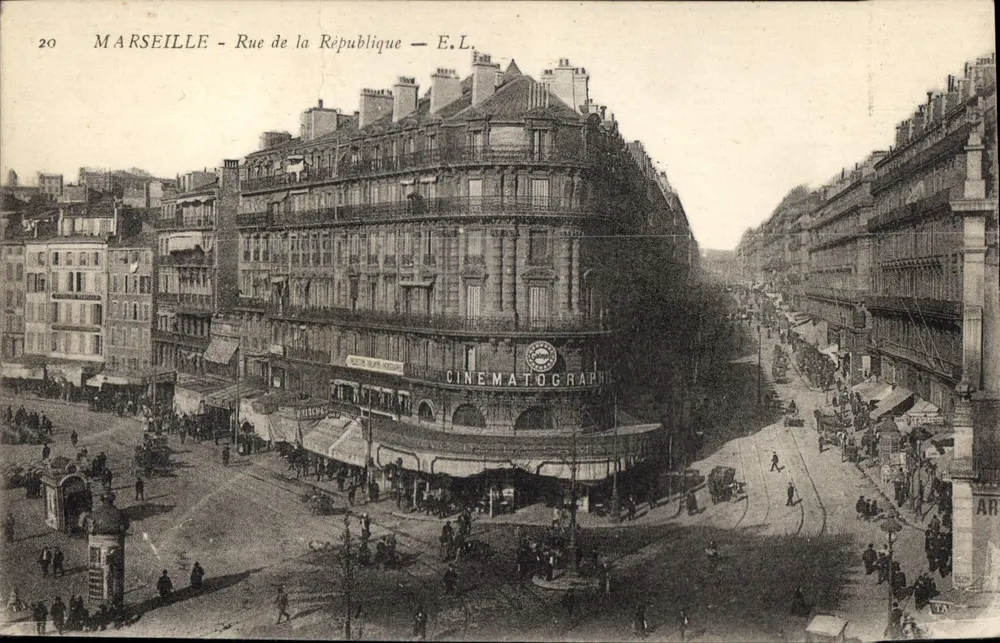 Marseille - Rue de la République — E.L. - Frente