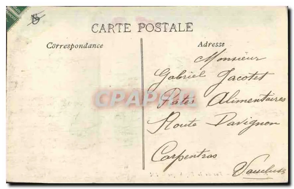 Marselha — Rue de la République — LM — Estabelecimento Samaritain - Verso