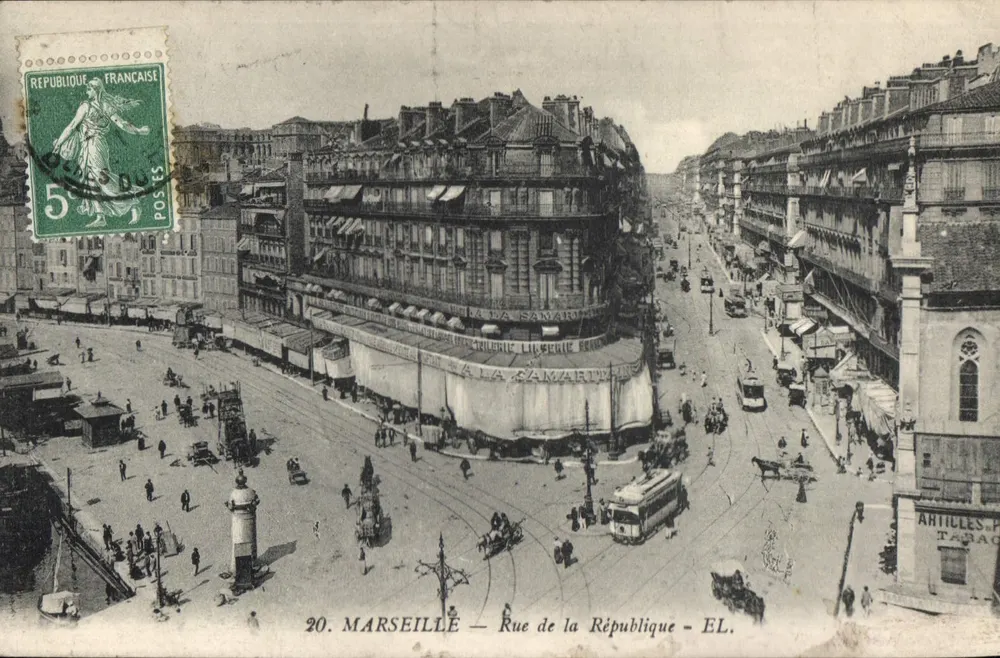Marseille — Rue de la République — EL. - Frente