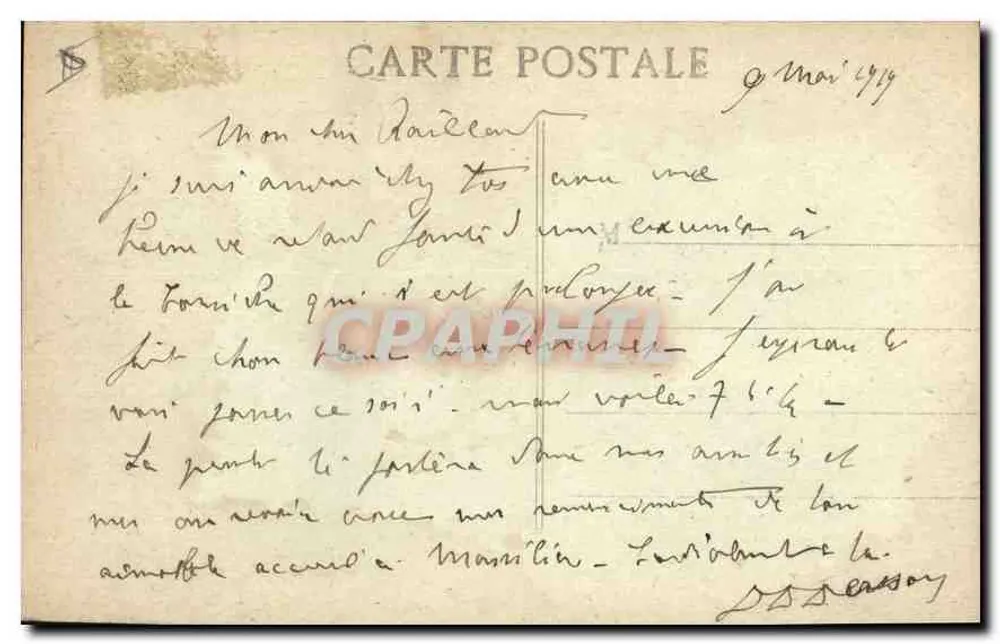 MARSEILLE - Rue de la République — A.C. — Cinématographique de la Santé - Verso