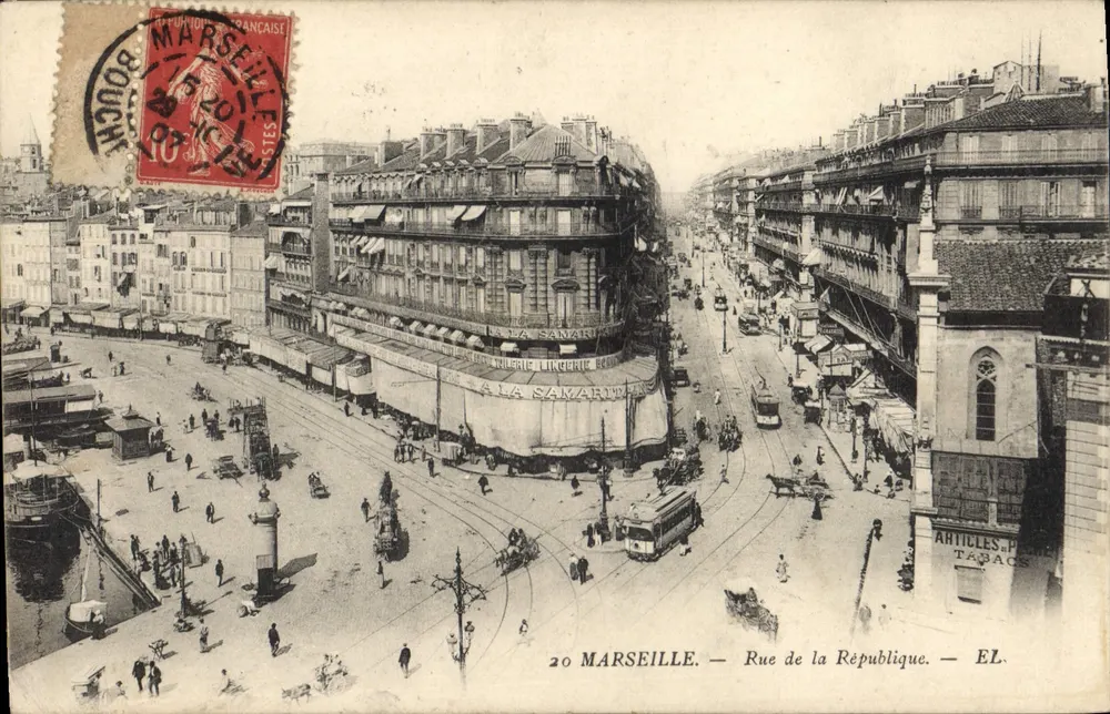 Marselha — Rua da República — EL. - Frente