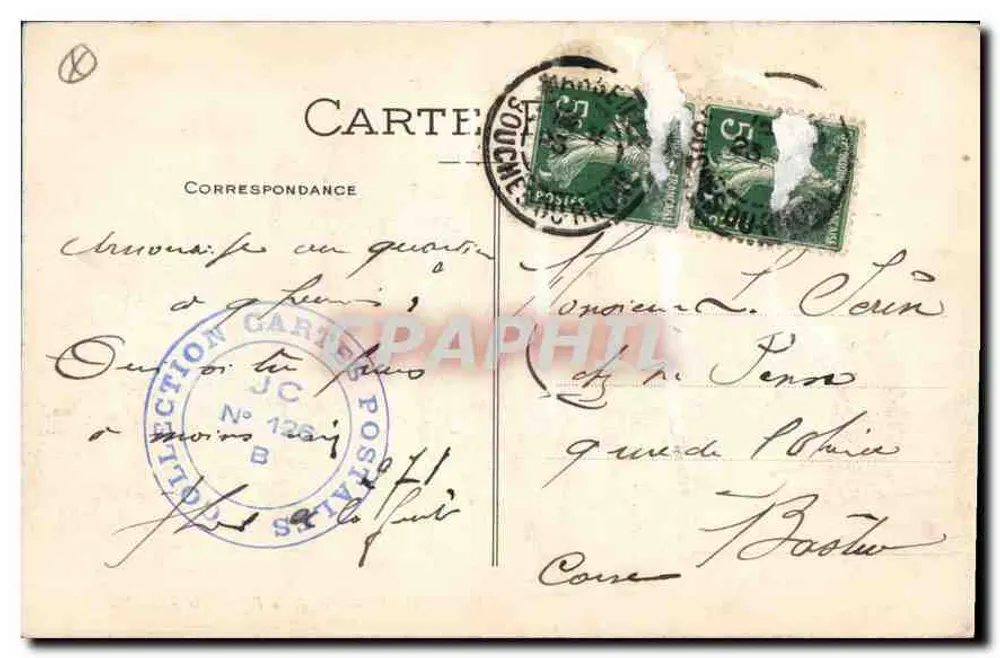 Marselha — Rue de la République — L. M. - Verso