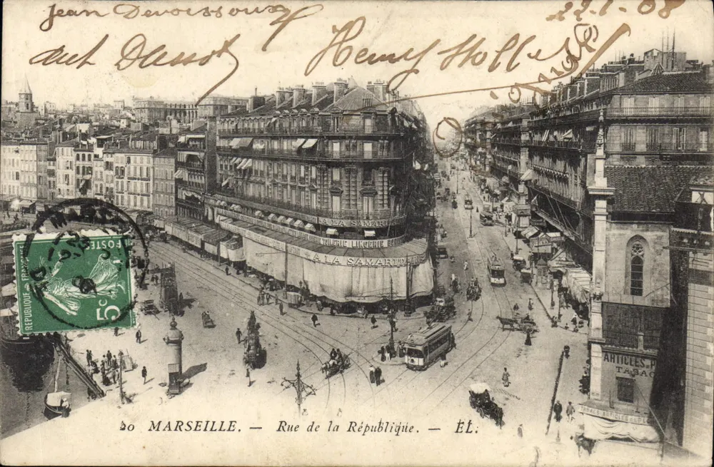 Marselha — Rue de la République — ÉL. - Frente